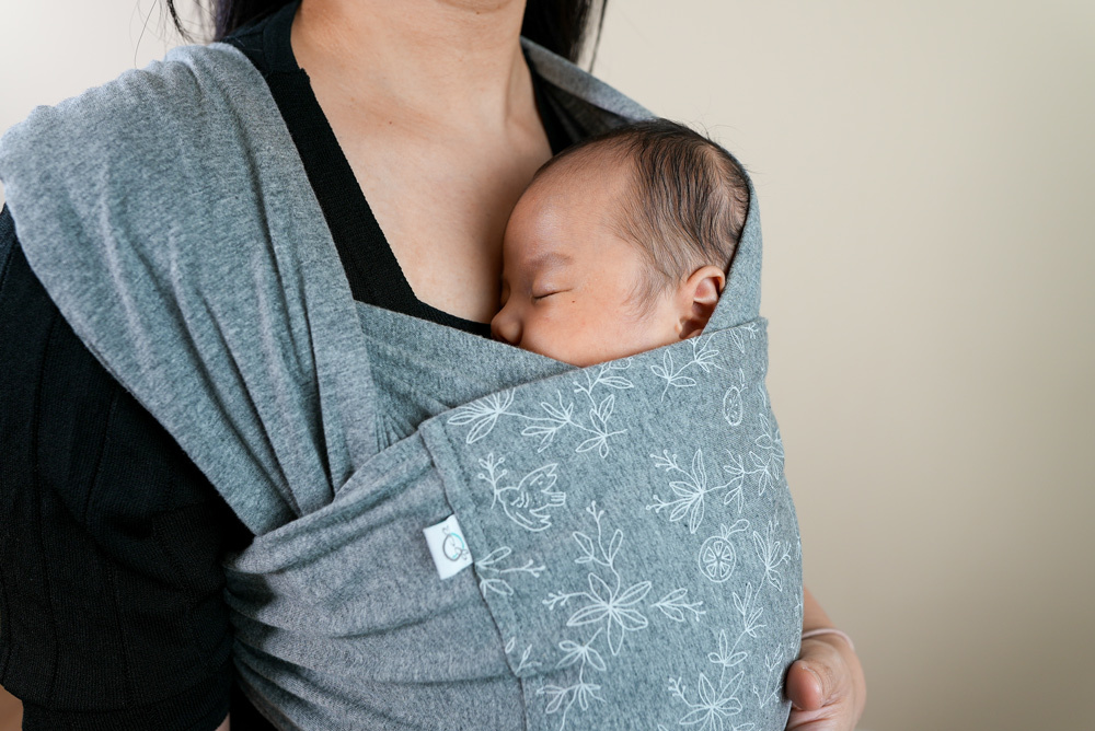 正確使用揹巾，寶寶舒適又健康。