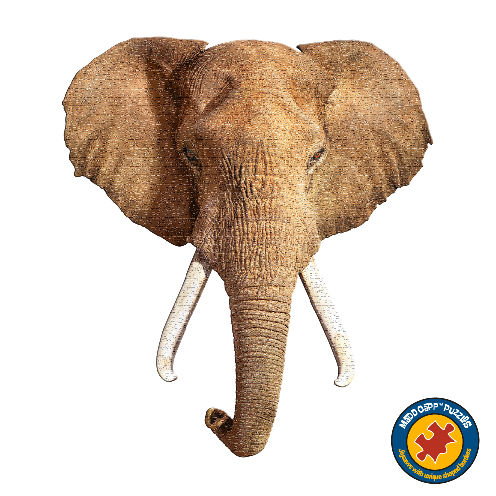 I AM 動物拼圖, 我是大象, 700 系列 | 極限逼真動物、驚嘆大尺寸、難度等同1000片