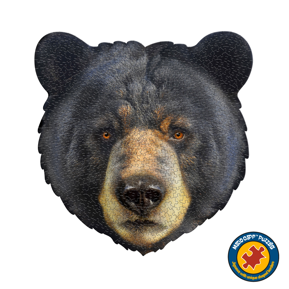 I AM 動物拼圖, 我是美洲黑熊, 550 系列 | 極限逼真動物、驚嘆大尺寸、難度等同1000片